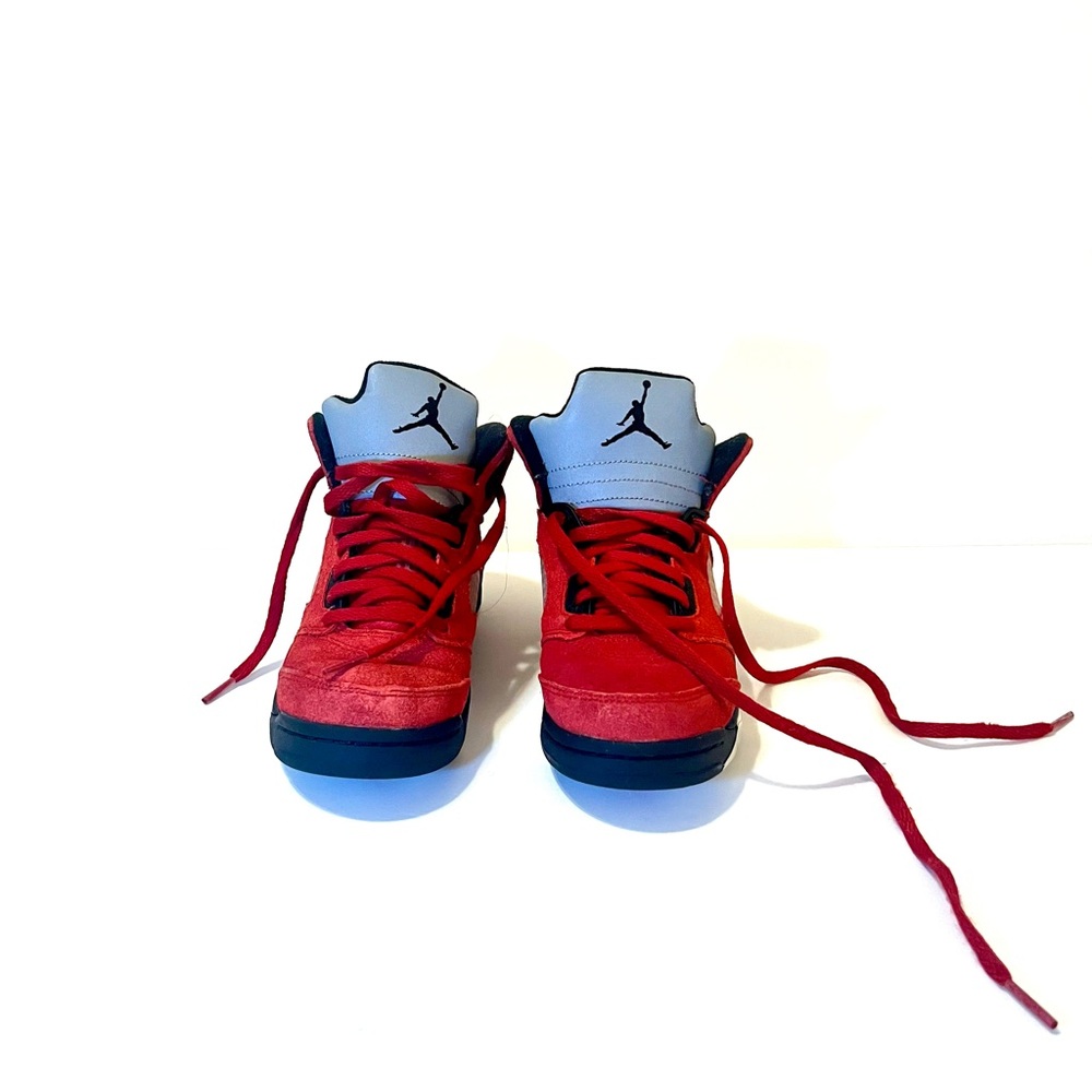 Air Jordan Retro 5 Red Suede, Size 2.5 kids,great condition with original box